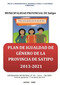 Plan de Igualdad de Género de la provincia de Satipo 2013-2021